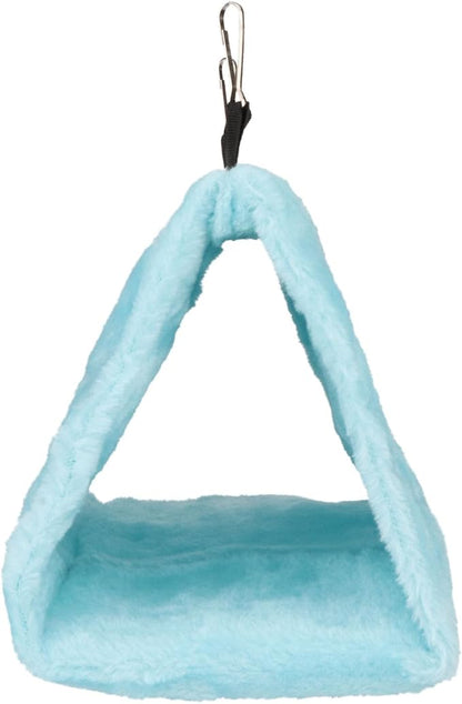 Wontee Bird Nest House Warm Bird Bed Hanging Hammock Snuggle Hut for Budgies Parakeets Caique Senegal Quaker Parrots Cockatiels Conures (Blue)