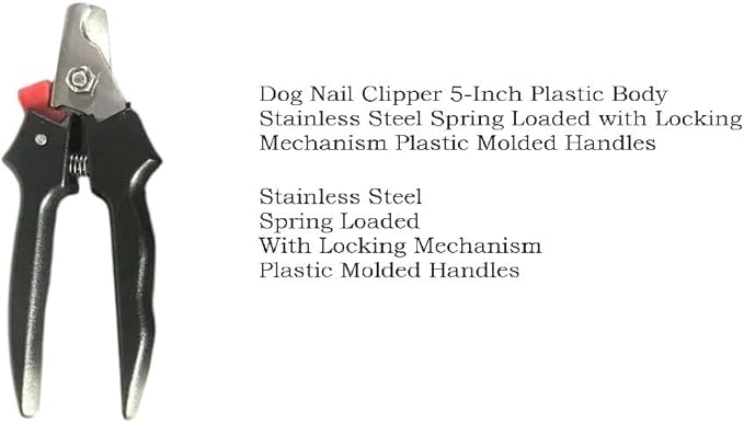 Pet Grooming Kit – Dog Grooming Tools Set with Dematting Rake, Stainless Steel Comb, Stripping Knife, Nail Clipper, Tick Remover & Dental Scaler (Black, 6 Piece)