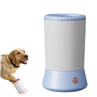 Automatic Dog Paw Cleaner 2025 New Dog Paw Cleaner Cup, Dog Paw Cleaner with USB Rechargeable, Paw Cleaner for Small Medium Large Breed Dogs Cats/Dogs (Two Stalls-Blue B)