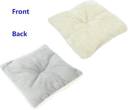 YUANST Hedgehog Bed Cave Hideout Hedgehog Accessories Hedgehog House, Hamster Small Animals Cage Supplies Warm House (Blue)