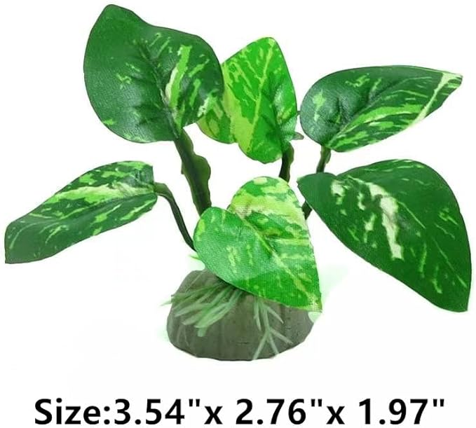 EDGCTYU Aquarium Silk Plants for Betta Fish Tank, Aquarium Plant Aquatic Water Grass Foreground Decor，Fish Tank Decorations(4PCS Green Grasses)