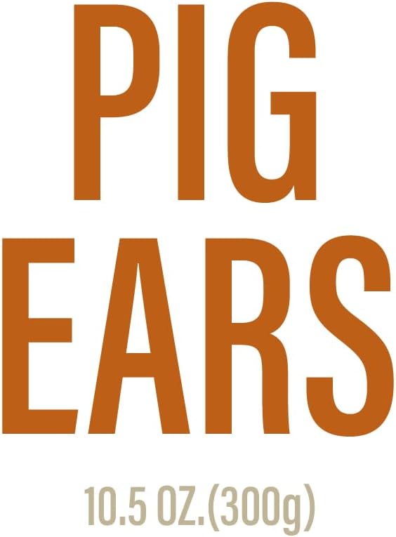 Chewer's Joy Pig Ears for Dogs – 12 Count – Natural Chew Treats – Long-Lasting, Single Ingredient, Oven-Baked – Great for Dental Health and Stress Relief