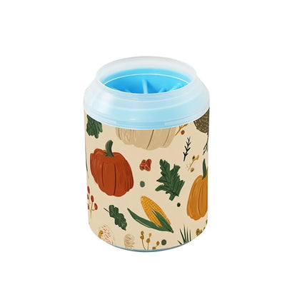 Dog Paw Cleaner Mudbuster Dog Foot Washer for Small Medium Large Dogs Cats Premium Pet Supplies Thanksgiving Turkeys Pumpkins Corn Leaves