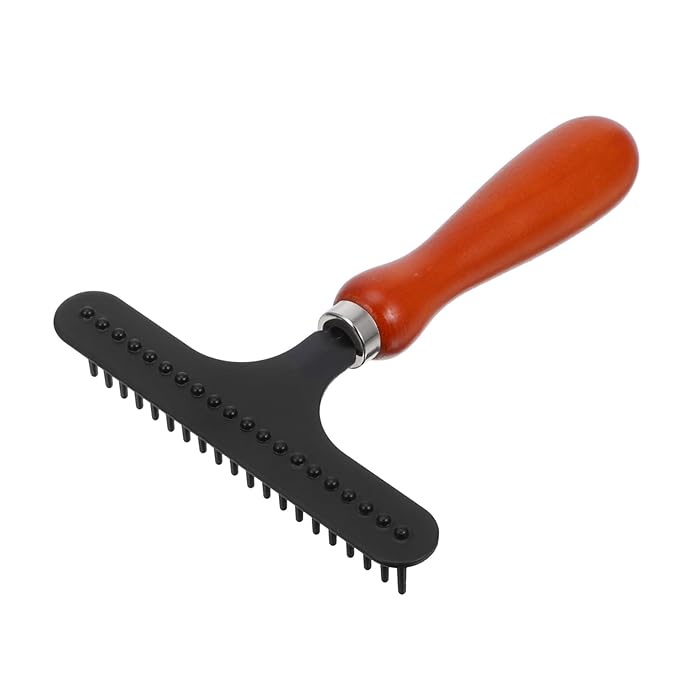 Large Dog Hair Removal Comb Dematting Tool Grooming Comb for Short-haired Pets Gentle Detangling Brush Preventing Skin Irritation Easy- pet Grooming Kit