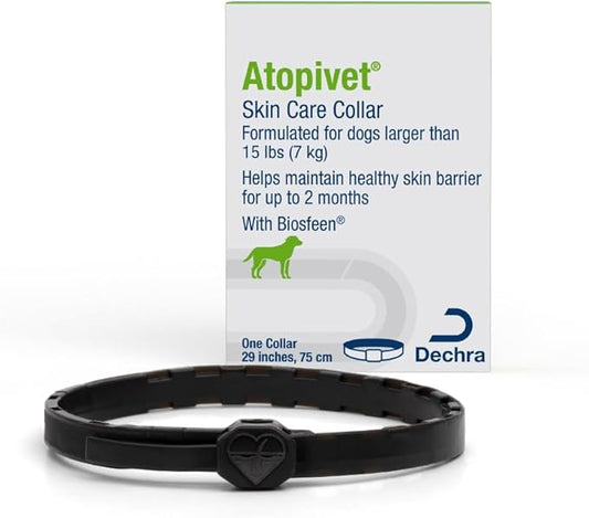 Atopivet Skin Care Collar for Dogs and Cats Larger Than 22 lbs