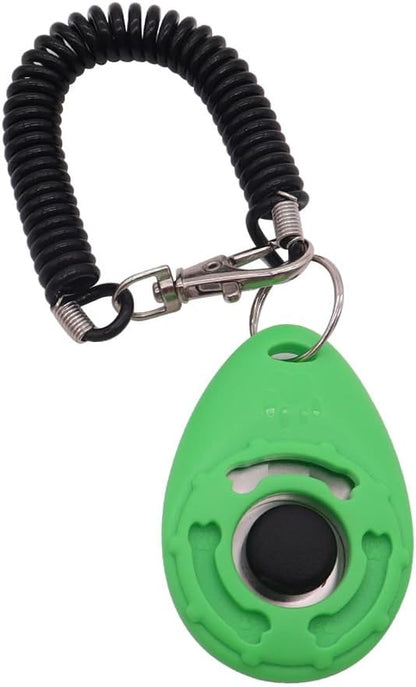 Dog Training Clicker with Wrist Strap Durable Lightweight Easy to Use,Pet Training Clicker for Cats Puppy Birds Horses,Perfect for Behavioral Training 5-Pack