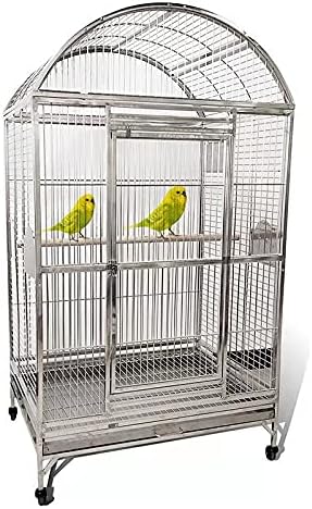 SUS201 Stainless Steel DOMETOP Style Bird CAGE Parrot CAGE 36"X26"X65"