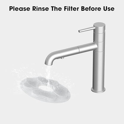 8 Packs Cat Water Fountain Food Grade Replacement Filters & Sponges for 74oz, 135oz Automatic Pet Fountain Dog Water Dispenser