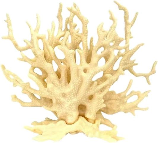 Fish Tank Decorations,Aquarium Corals Decoration, Aquarium Ornaments, Fish Tank Coral, Aquarium Corals Decoration, Fish Decorations for Aquarium (Yellow, Medium)