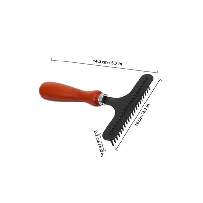 Large Dog Hair Removal Comb Dematting Tool Grooming Comb for Short-haired Pets Gentle Detangling Brush Preventing Skin Irritation Easy- pet Grooming Kit