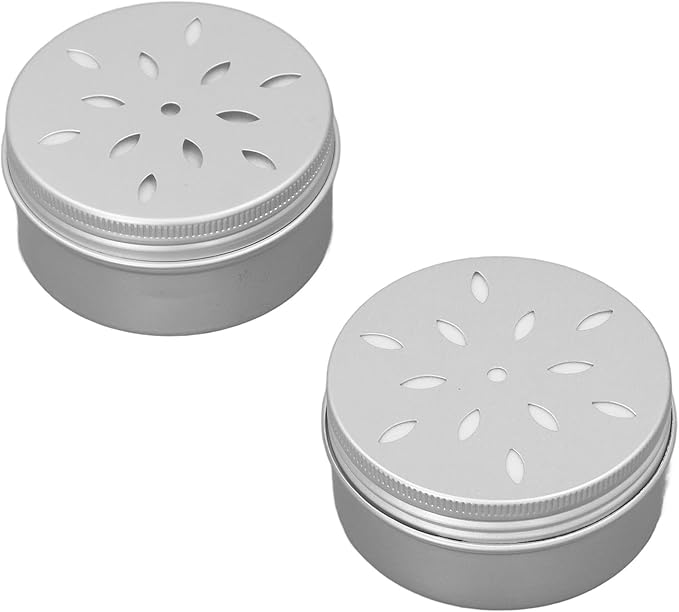 Dog Training Box, 10PCS Dog Nose Work Kit with Hollow Hole Cover, Aluminum Dog Work Container, 10 Soft Stickers for Odor Training, Ideal for Dog Behavior and Olfactory Games