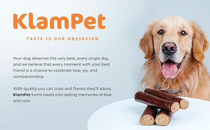 Collagen Sticks for Dogs – 6 Inch (15 Pack) Natural Single-Ingredient Beef Chews – Long-Lasting & Fully Digestible – Supports Dental & Joint Health