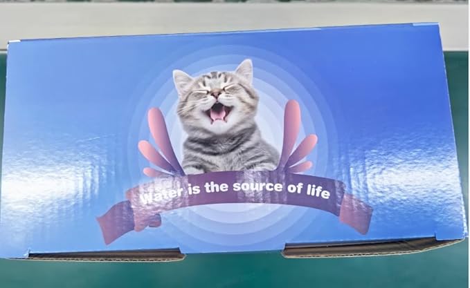 Tomxcute Glass Cat Water Fountain - 108oz/3.2L Ultra-Quiet Cat Fountain for Drinking, Elegant Easy to Clean Glass Pet Water Fountain for Cats, Small Dogs, Multiple Pets, Model Number P11G1