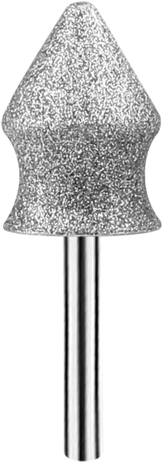 RIUORKIE Diamond Rotary Nail Grinder Bits for Dog, 1/8" Diamond Dog Nail Grinder Attachment for Dremel Grinder Replacement Heads Pets Nail Care Clippers for Medium Large Dogs.