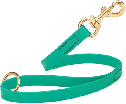 Viper Biothane K9 Working Dog Leash Waterproof Lead for Tracking Training Schutzhund Odor-Proof Long Line with Solid Brass Snap for Puppy Medium and Large Dogs 20in, Teal