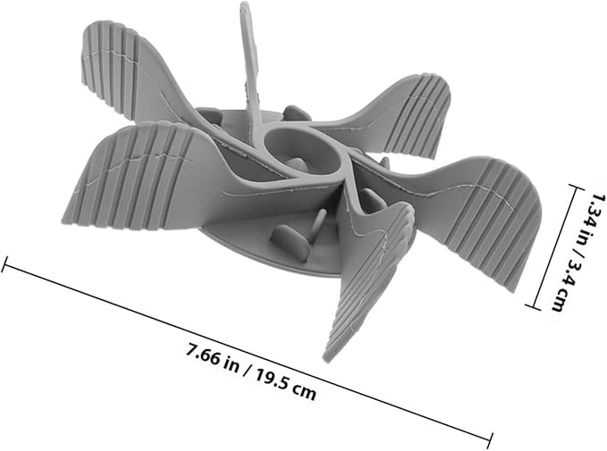Silicone Slow Feeder Insert for Dog Bowls Soft Slow Feeding Bowl Insert to Reduce Eating Speed Anti-Choking Pet Feeder for Dogs and Cats Easy to Use Gray