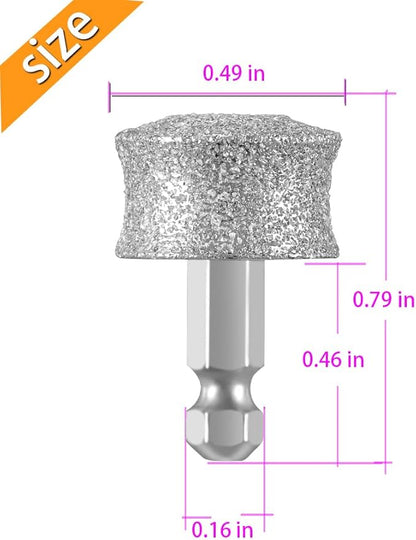 Dog Nail Grinder Replacement Head-Integrated Grinding Head for Casfuy and Most Brands, Highly Efficient, Safe and Durable (1pcs)