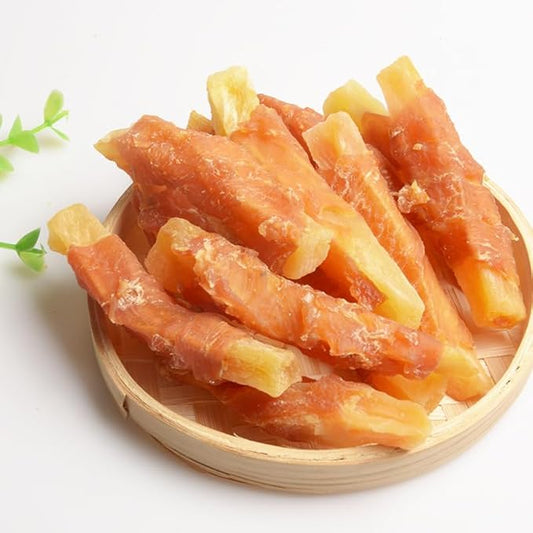 Jack’s Favorite Crafted Bite Chicken Sweet Potato - Premium Natural Chicken & Sweet Potato For Dogs - Low-Fat - Supports Joint, Coat & Digestive Health - Training Treats - 12oz - 1 Pack