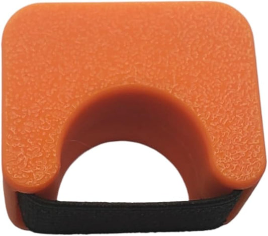 Flex Clicker Hands-Free Training Ring | Finger Clicker for Pet Obedience | Puppy Behavior Corrector | Animal Trainer for Birds & Horses | Dog Training Accessory | Easy-to-Use Teaching Aid | Orange