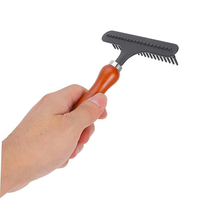 Large Dog Hair Removal Comb Dematting Tool Grooming Comb for Short-haired Pets Gentle Detangling Brush Preventing Skin Irritation Easy- pet Grooming Kit