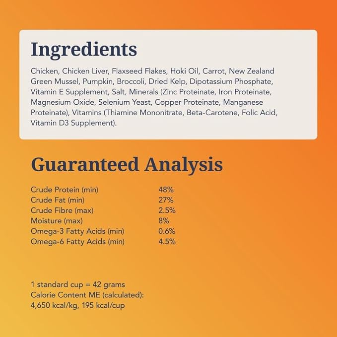 K9 Natural Grain-Free Freeze-Dried Dog Food Chicken 1.1lb