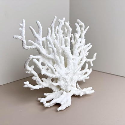 Fish Tank Decorations,Aquarium Corals Decoration, Aquarium Ornaments, Fish Tank Coral, Aquarium Corals Decoration, Fish Decorations for Aquarium (White, Medium)