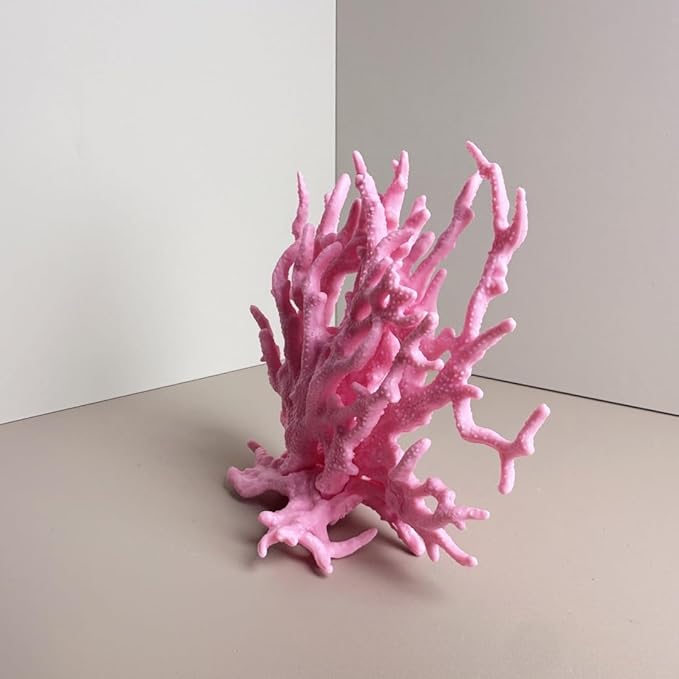 Fish Tank Decorations,Aquarium Corals Decoration, Aquarium Ornaments, Fish Tank Coral, Aquarium Corals Decoration, Fish Decorations for Aquarium (Pink, Medium)