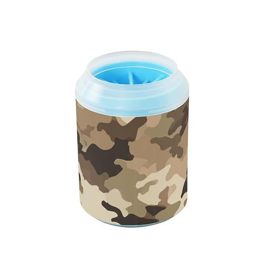 Dog Paw Cleaner Mudbuster Dog Foot Washer for Small Medium Large Dogs Cats Premium Pet Supplies Brown Military Camouflage
