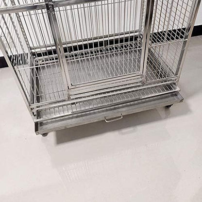 SUS201 Stainless Steel DOMETOP Style Bird CAGE Parrot CAGE 36"X26"X65"