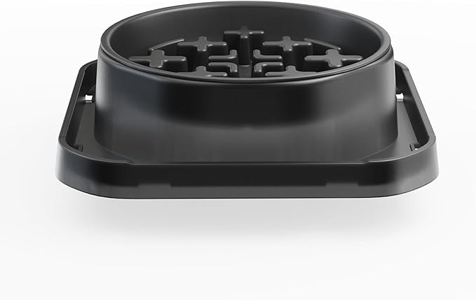 Slow Feeder Dog Bowls for Small Breed, Anti-Slip Puzzle Feeder Bowl to Slow Down Eating for Dogs, 1 Cup Maze Pet Food Feeding Bowl, Bloat Stop Preventing Puppy Dish - Starry Gray