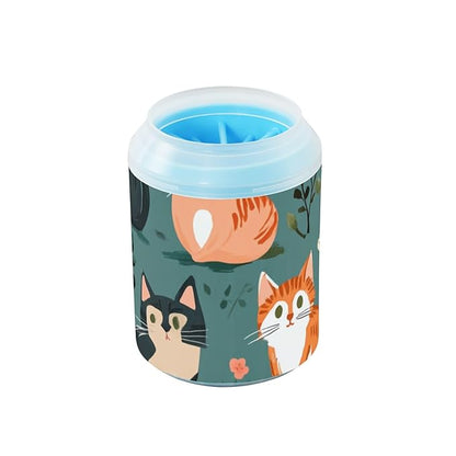 Dog Paw Cleaner Mudbuster Dog Foot Washer for Small Medium Large Dogs Cats Premium Pet Supplies Cartoon Plants Cats