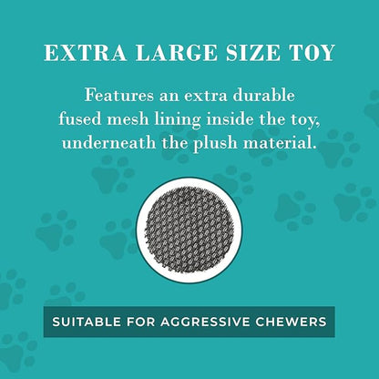 Haute Diggity Dog Checker Chewy Vuiton Handbag, Plush Designer Dog Toys with Interactive Squeaker, Stimulating Pet Enrichment, Machine-Washable & Safe Materials for All Breeds, Size XL