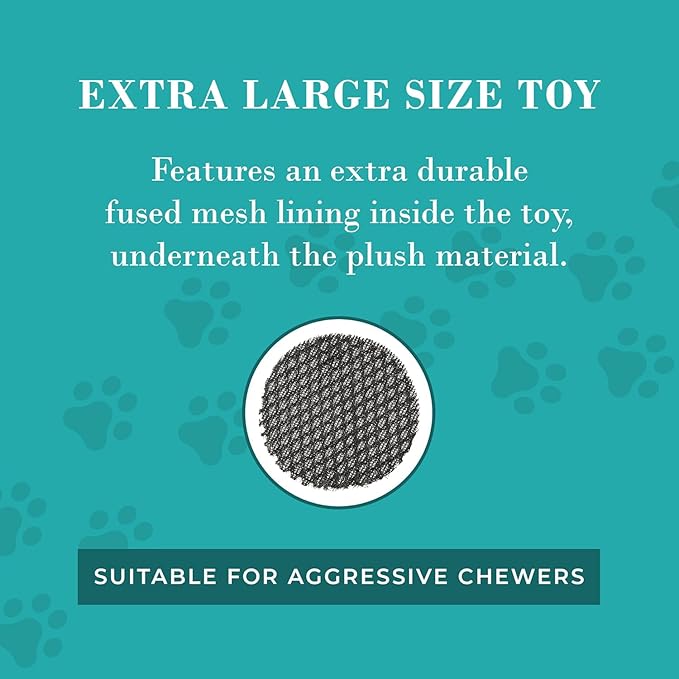 Haute Diggity Dog Checker Chewy Vuiton Bone, Plush Designer Dog Toys with Interactive Squeaker, Stimulating Pet Enrichment, Machine-Washable & Safe Materials for All Breeds, Size XL