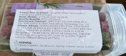 ERKOON Timothy Hay Sticks,Rabbit Chew Toys for Teeth Natural Molar Sticks Rabbits Treats for Bunnies, Chinchilla Guinea Pigs, Gerbil, Hamster (50 Pcs)