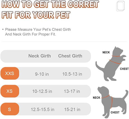 Dog Harness Step in Dog Vest Harness, Reflective Adjustable Puppy No Pull Harness Breathable Soft for Small and Medium Dogs Cats, Grey, S