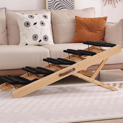 Dog Pet Stairs Steps Ramp for Bed,Dog Pet Stairs Steps for Large Dogs,Dog Pet Stairs Steps Ramp for Dogs to Get on Bed,
