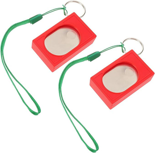 jojofuny 2pcs Portable Pet Training Clickers Lightweight Dog Clickers for Puppy Kitten Potty Training and Behavioral Conditioning