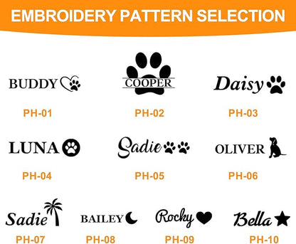 Personalized Dog Cat Sweater for Winter, Custom Embroidered Name Christmas Pet Sweater Gifts for Puppy Small Medium Dog, Winter Clothes Pullover for Dogs Cats Knit Sweaters