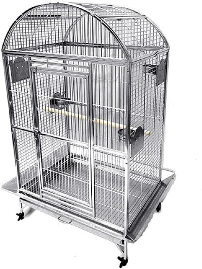 SUS201 Stainless Steel DOMETOP Style Bird CAGE Parrot CAGE 36"X26"X65"