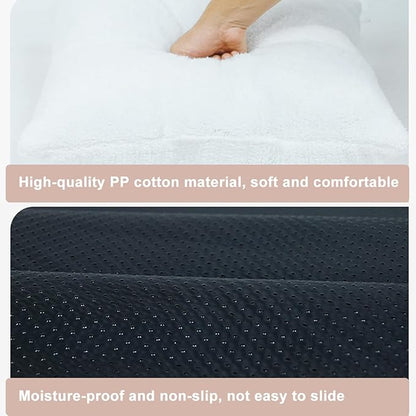 Zerone Pet Tent, Foldable Cat Bed Breathable Cat House Indoor Pet Tent Dog Bed with Mat (L)