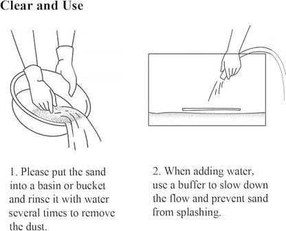 5 lbs Blue Sand, 0.4-0.8 mm Decorative Sand for Aquarium, Fish Tank, Succulents, Candle, Vase, Wedding Ceremony, Arts Crafts and Bowl Fillers