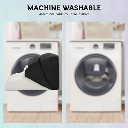 Dog Steps for Small Dogs, 3-Step Pet Ramp Stairs for High Beds and Sofa, Non-Slip Pet Stairs for Small Dogs and Cats, Removable and Easy to Clean Cover, Black