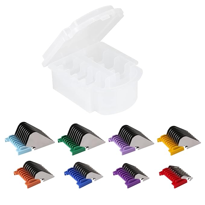 Animal Stainless Steel Attachment Guide Comb for 5-in-1 Detachable Blade,Compatible With Wahl Bravura,Arco,Chromado,Figura,and Motion,Pet,Dog,Cat,Horse Clippers