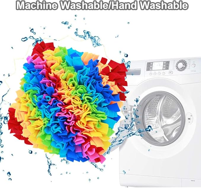 Ablechien Snuffle Mat for Dogs - Dog Feeding Mat, Nosework Training Mats for Foraging Instinct, Enrichment Toys for Small/Medium/Large Dogs