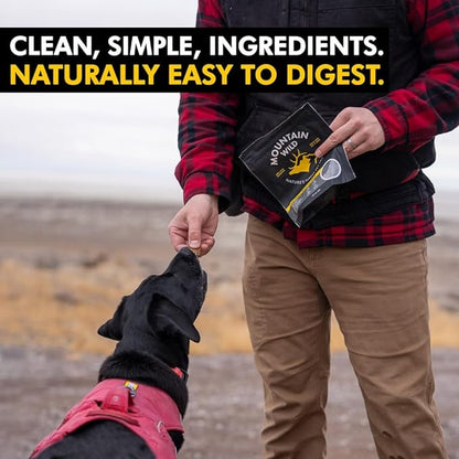 Venison Jerky Training Treats for Dogs – Elk & Deer Meat Protein Dog Treat High-Value Reward – All-Natural, No Fillers, Grain-Free, No Artificial Preservatives – 8 oz (1 Pack)