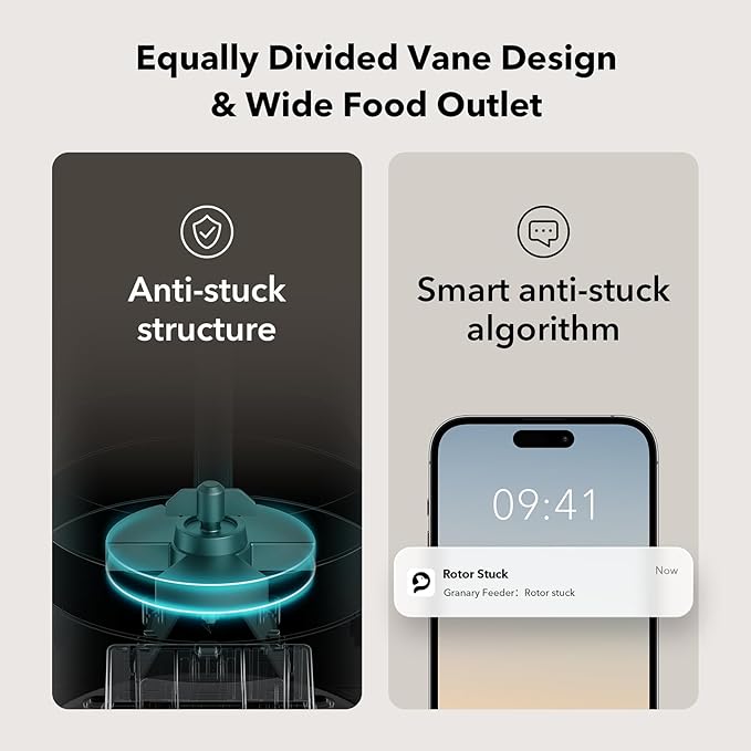 PETLIBRO Automatic Cat Feeder, 5G WiFi Automatic Dog Feeder with Freshness Preservation 5L + 6 Packs Pet Food Desiccant Bag Suitable Model PLAF001, PLAF101, PLAF005, PLAF006, PLAF103, PLAF203