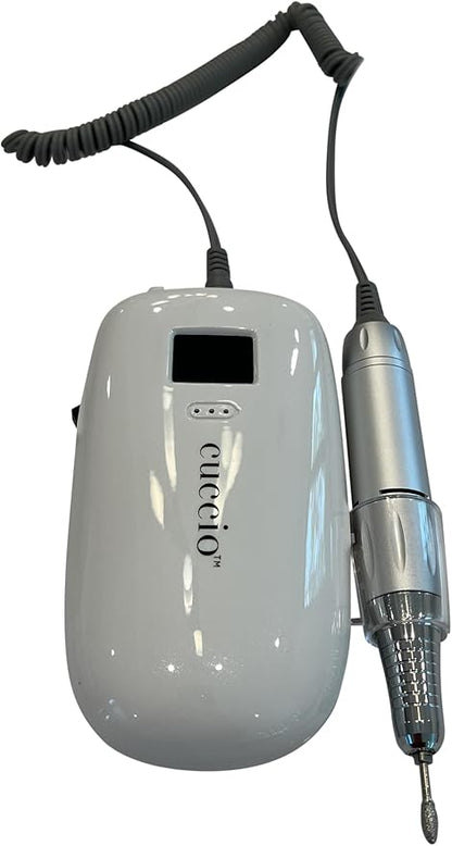 Warren London MaxPro 35K Dog Nail Grinder – 35,000 RPM Pro-Grade E-File w/ 6 Diamond & Sanding Bits, Quiet Low-Vibration Motor, Reversible Rotation, Corded/Cordless USB Fast-Charge