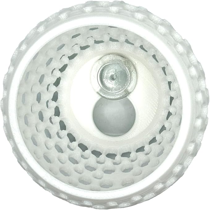 Betta Bulb Hide 2.0 | Betta Rest Fish Tank Ornament Large | Aquarium Cave with Suction Cup for Small Fish Tank, Betta Habitat, Shrimp Hideout, Aquatic Decor Large (Pure White)