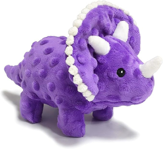 KrauzPet Plush Squeaky Dog Toys, Soft Stuffed Animals Dog Toy with Squeaker, Interactive Crinkle Dog Toys, Puppy Teething Chew Toy for Small, Medium & Large Breeds