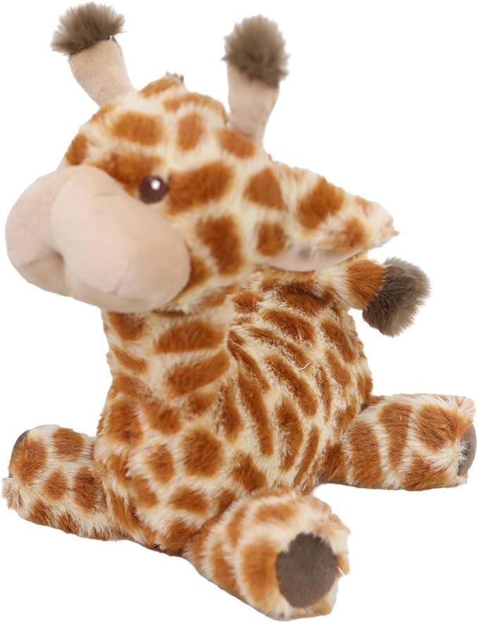 GOOC Kawaii Stuffed Giraffe Animal Fluffy Plush Toy Sitting Baby Giraffe Plushies Doll Anime Gift for Kids or Lover 10 Inch